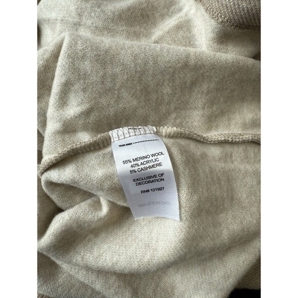 Johnnie-O Pullover Mens Sully 1/4 Zip Long Sleeve Brown Camel Wool NWOT $138 XXL - Picture 8 of 10